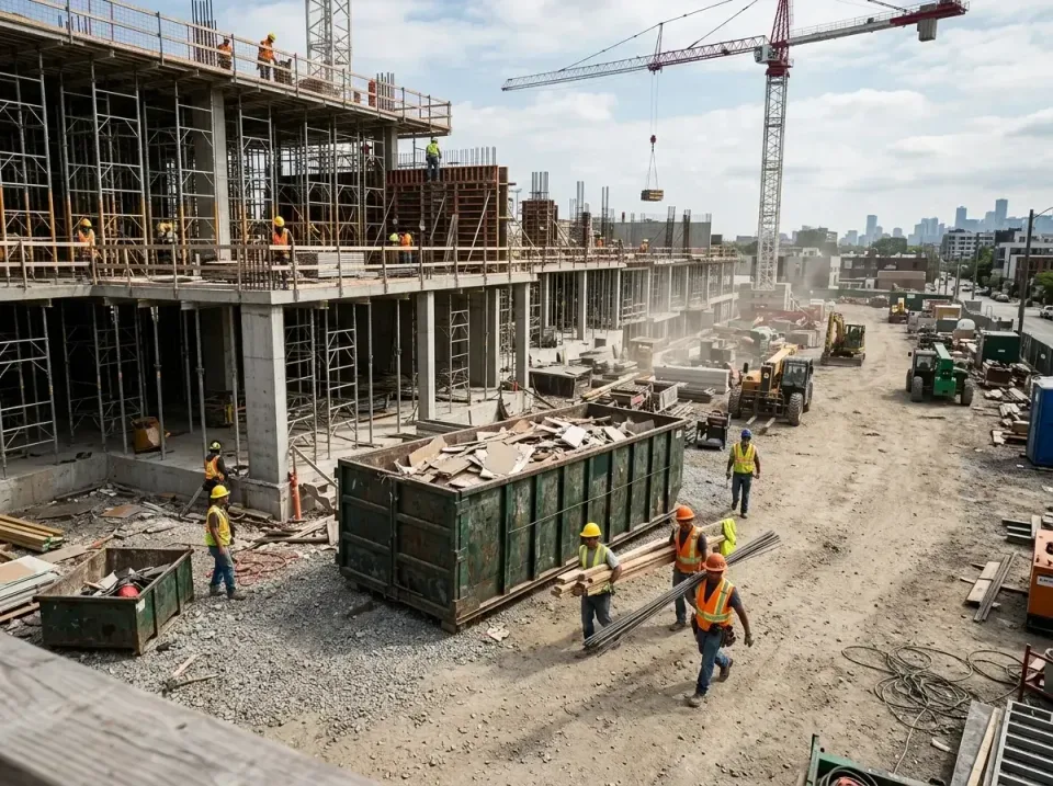 commercial-construction-site-w-002 — frequently asked questions, Low Cost Construction Dumpster Rental in Carrollton, VA